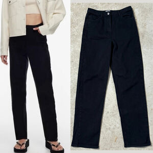 Wilfred Free Black Jeans The Melina Women’s Size 4 High Waist Straight Leg